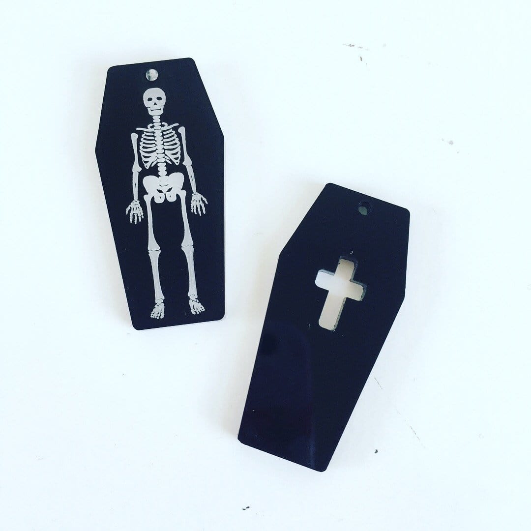 Crafty Cuts Laser © 2 Pair Set Rest in Peace  - 3 designs