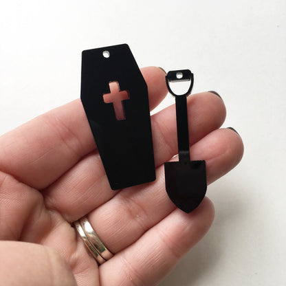Crafty Cuts Laser © 2 Pair Set Rest in Peace  - 3 designs