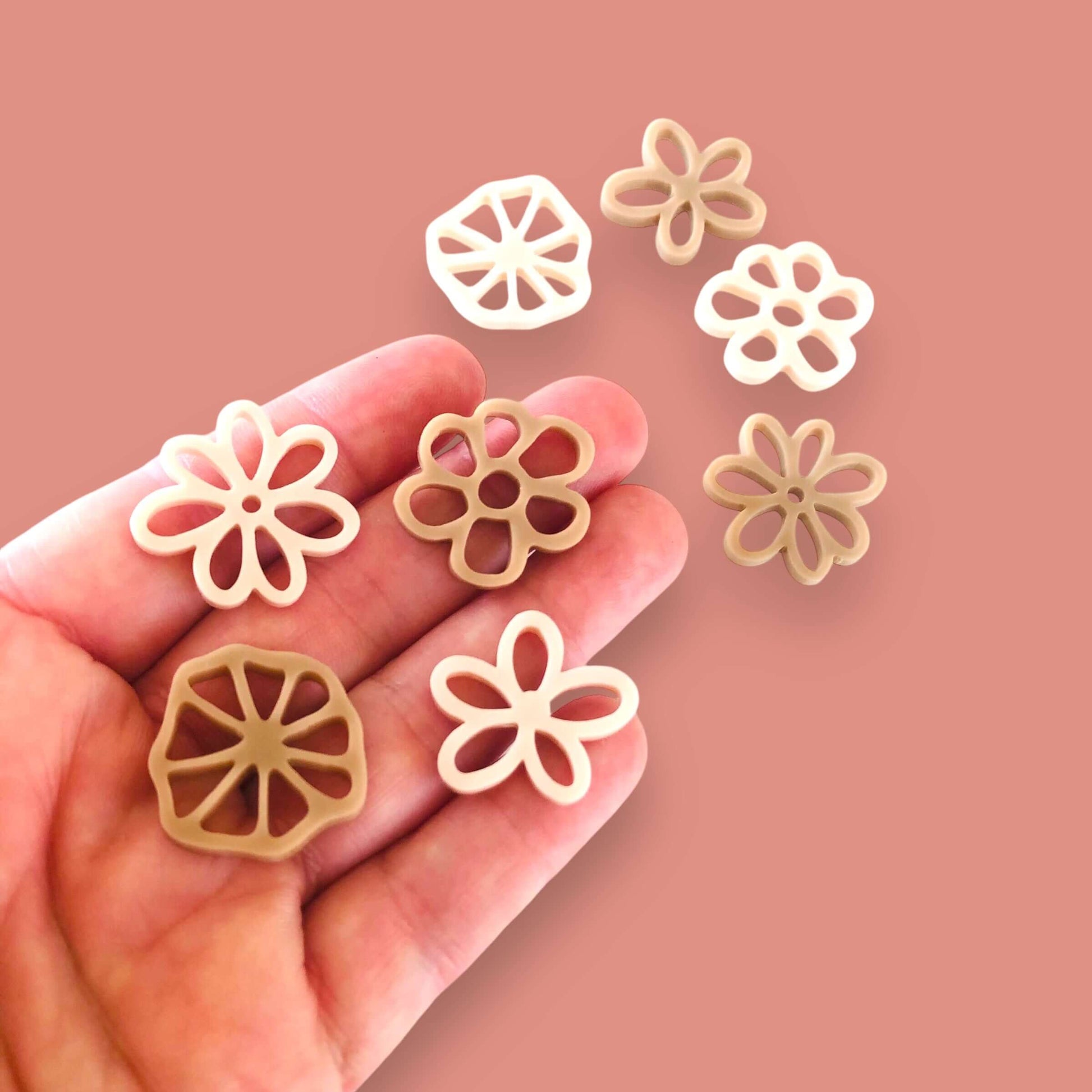 Crafty Cuts Laser  25mm Baby Bloomette Duo  - 6 pair Set