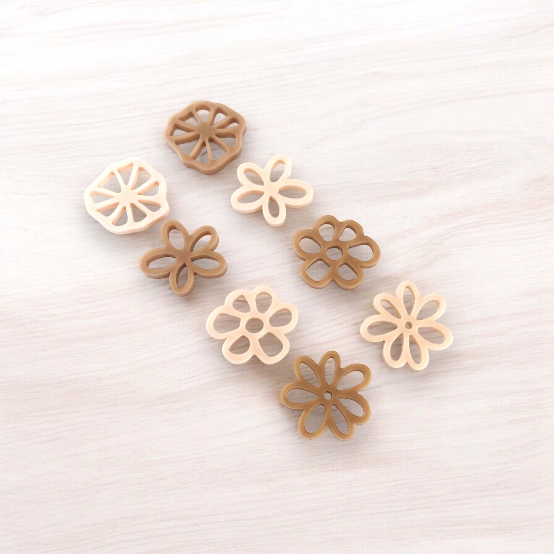 Crafty Cuts Laser  25mm Baby Bloomette Duo  - 6 pair Set