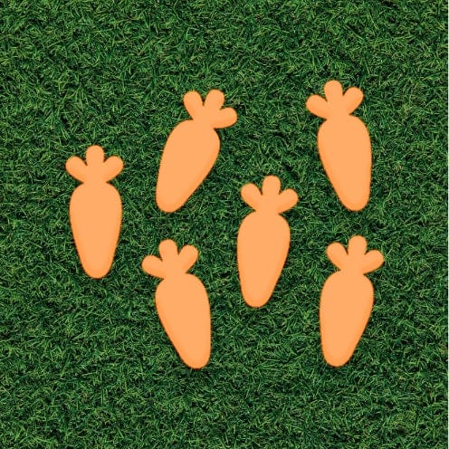 Crafty Cuts Laser 25mm Carrots - 5 Pairs