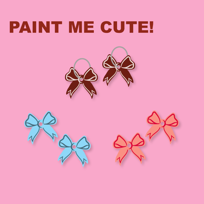 Crafty Cuts Laser 25mm Dainty Bow Charms