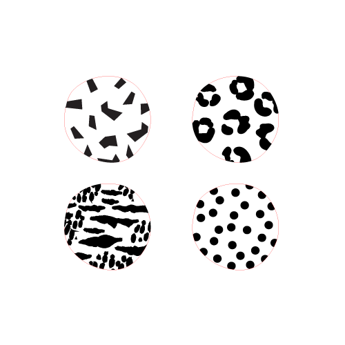 Crafty Cuts Laser 25mm  Etched Disc for Paint Fill - 5 Pair Pack