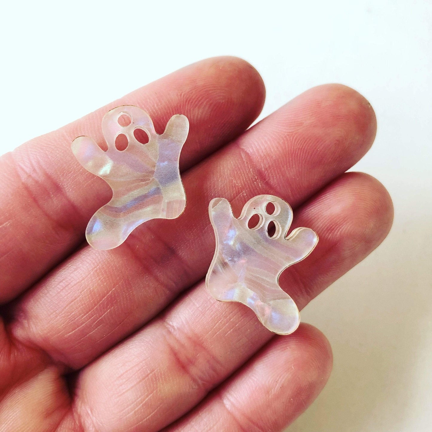 Crafty Cuts Laser 25mm Ghost Charms - 5 Pairs