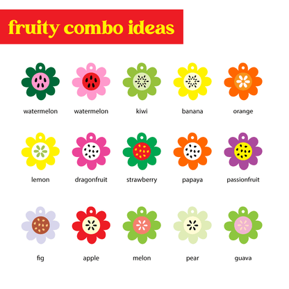 Crafty Cuts Laser 30mm Juicy Drops -  3 Pair Set