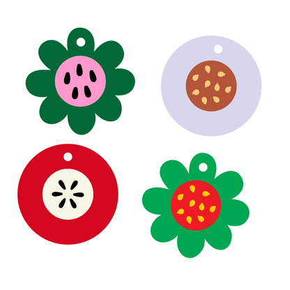 Crafty Cuts Laser 30mm Juicy Drops -  3 Pair Set