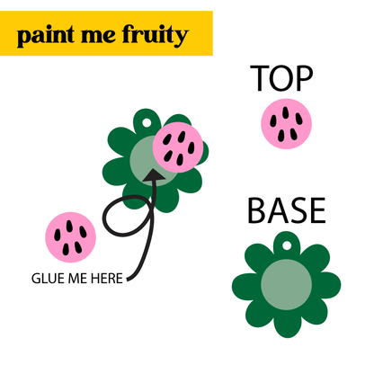 Crafty Cuts Laser 30mm Juicy Drops -  3 Pair Set