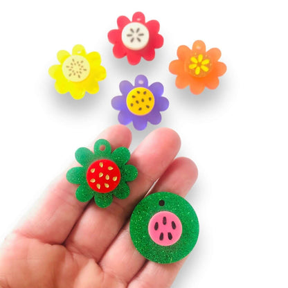 Crafty Cuts Laser 30mm Juicy Drops -  3 Pair Set