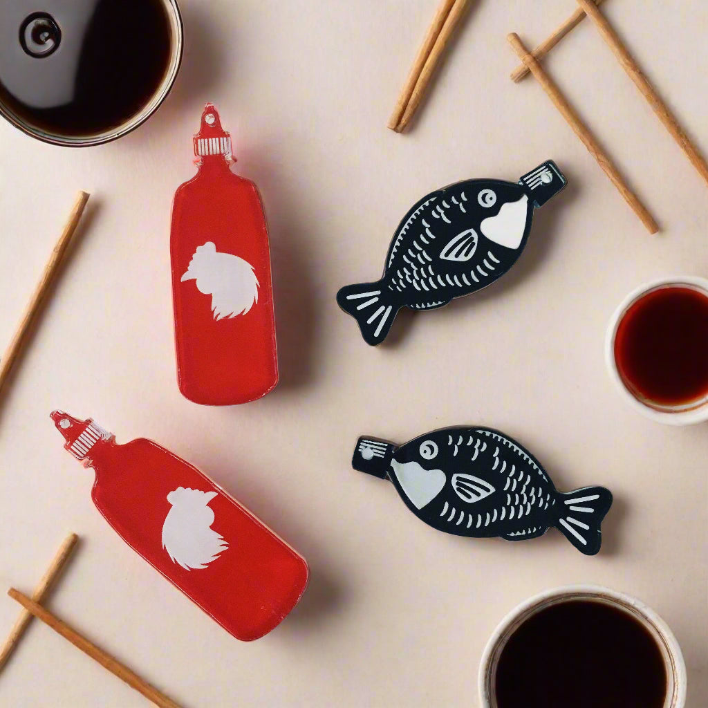 Crafty Cuts Laser 4 Pair Special Sauce Charms - 2 designs