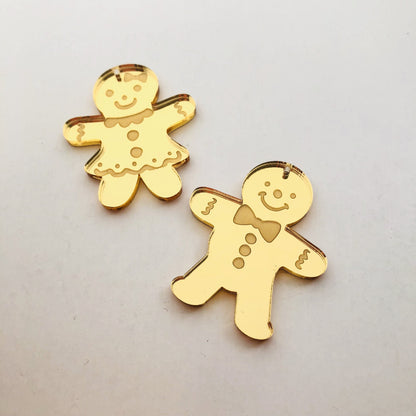 Crafty Cuts Laser 40mm MR and MRS G Charms - 4 pair set