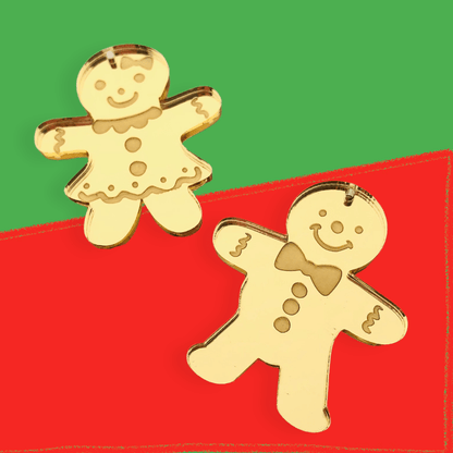 Crafty Cuts Laser 40mm MR and MRS G Charms - 4 pair set