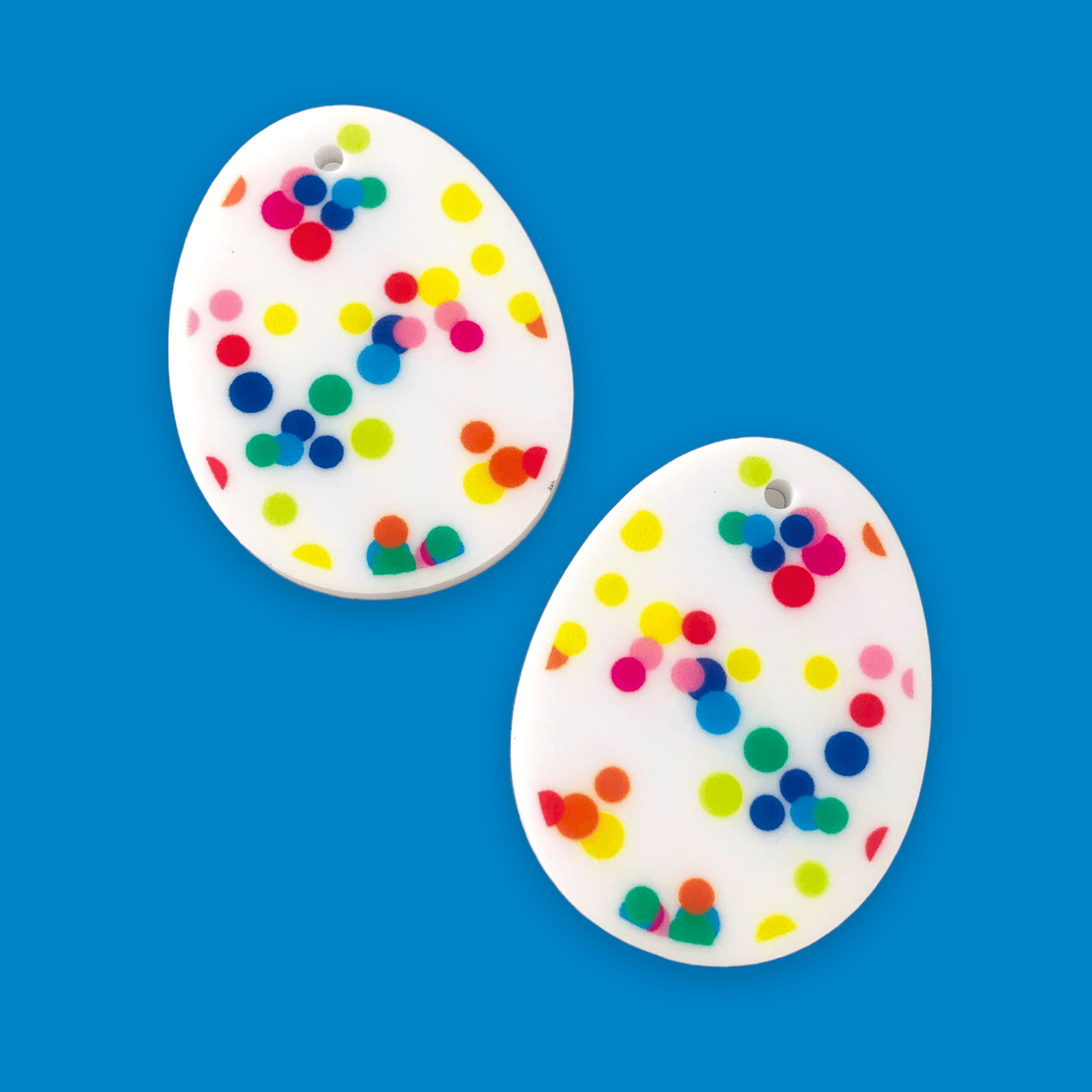 Crafty Cuts Laser 40mm Party Eggo’s - Freckle - Two Pairs