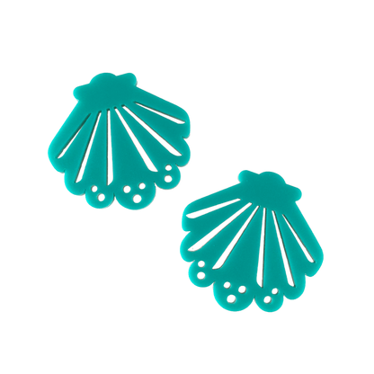 Crafty Cuts Laser 45mm Sweet Clam Shell - 2 Pair Set - 2 Styles