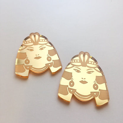 Crafty Cuts Laser 50mm Deluxe Etched Cleopatra TWO Pairs