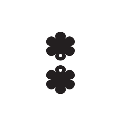 Crafty Cuts Laser 6 pair Chonky Double Ups - Two Colour Duo's - 12 shapes to choose from.