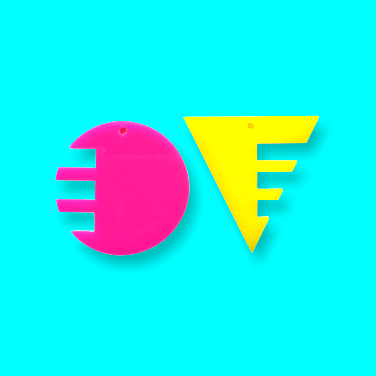 Crafty Cuts Laser 8Tease Shutter Charms - 2 Pair