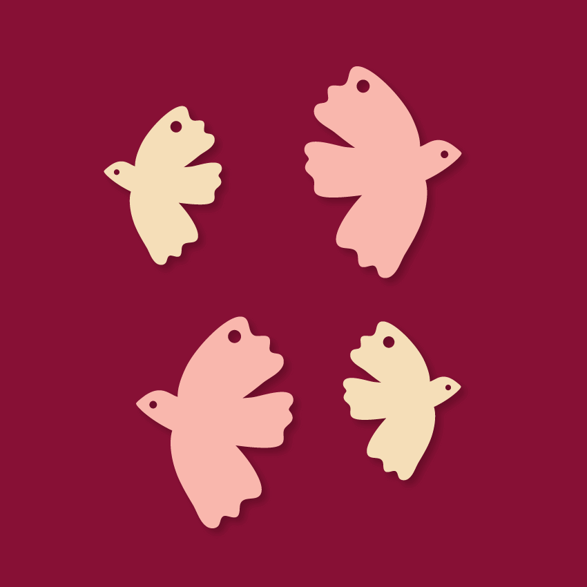 Crafty Cuts Laser About a Bird - Two Sizes