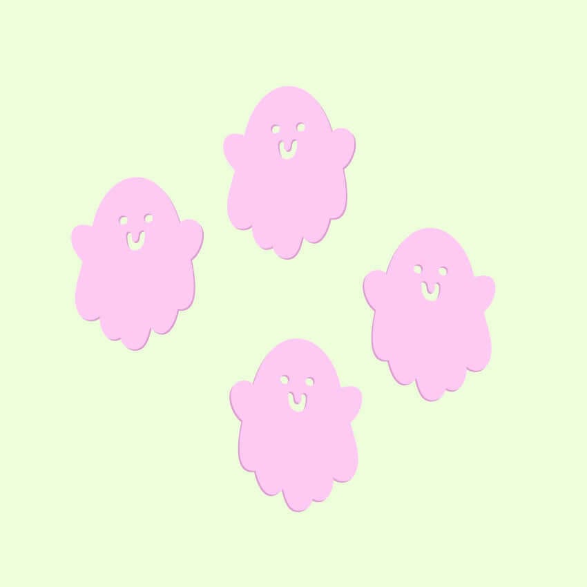 Crafty Cuts Laser © All about BOO - Ghosties - 3 styles