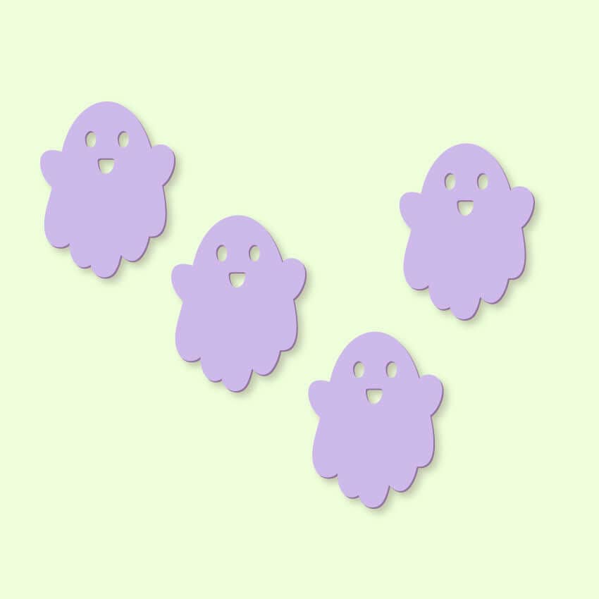 Crafty Cuts Laser © All about BOO - Ghosties - 3 styles