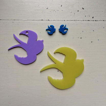 Crafty Cuts Laser Americana Bluebird One Pair