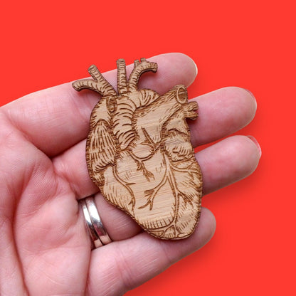 Crafty Cuts Laser Anatomical Heart  -  3 sizes