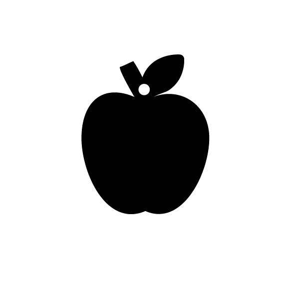 Crafty Cuts Laser Apple Charms - 5 Pairs