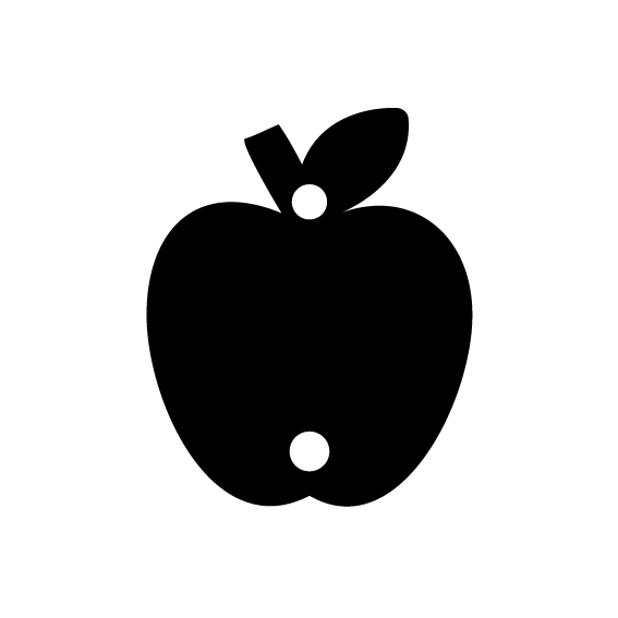 Crafty Cuts Laser Apple Charms - 5 Pairs