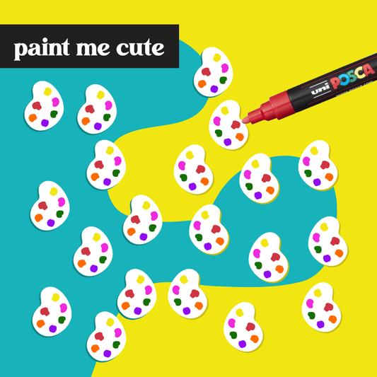Crafty Cuts Laser Artist  Cuties - Paint Fill - 10 Pairs