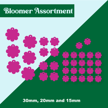 Crafty Cuts Laser Assorted Bloomers Set  - Mixed Sizes