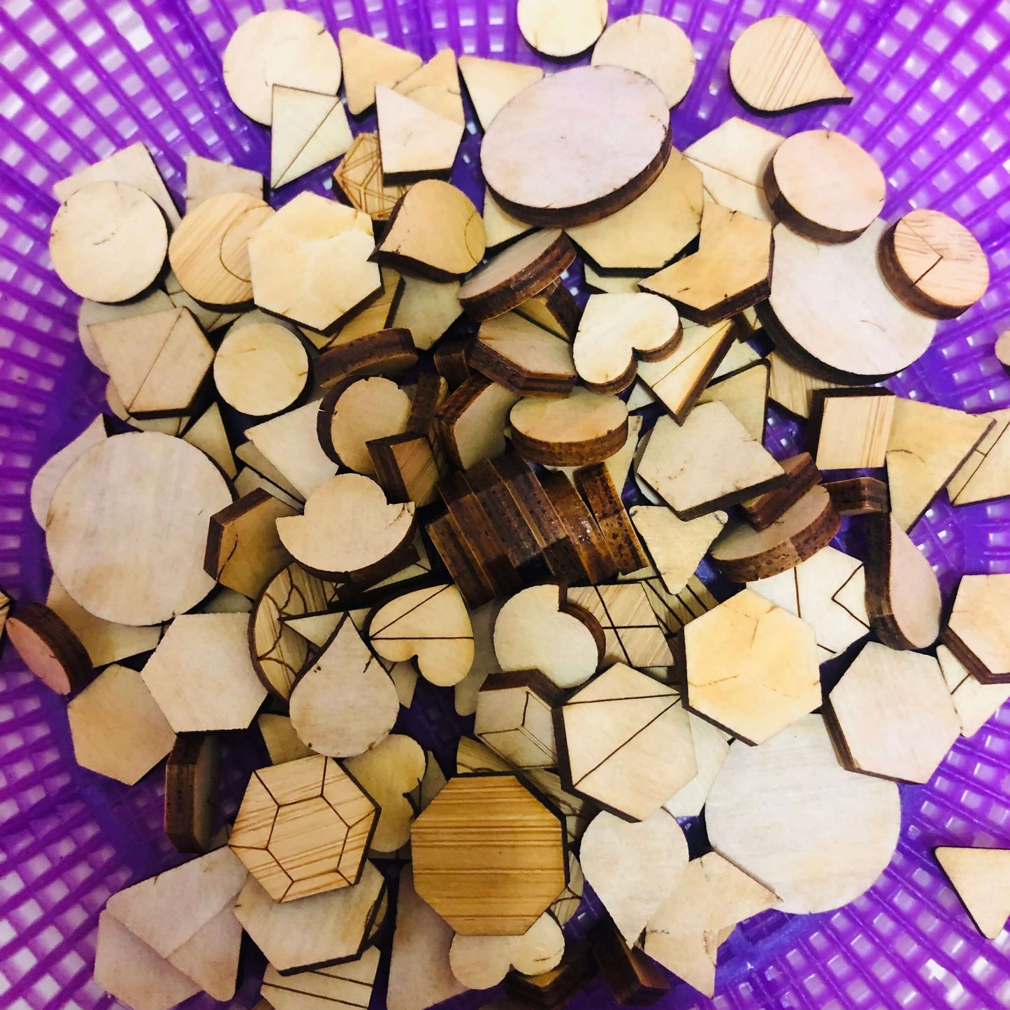 Crafty Cuts Laser Assorted MINI cuts Bamboo - studio Clear out packs - lmtd QTY