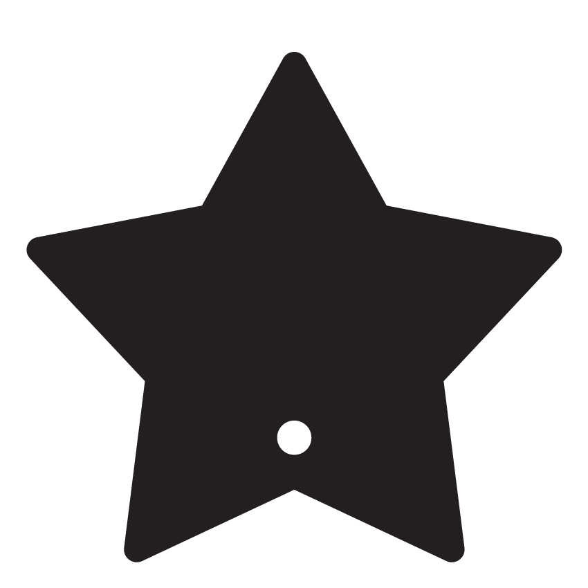 Crafty Cuts Laser Assorted Stars Set  - Mixed Sizes