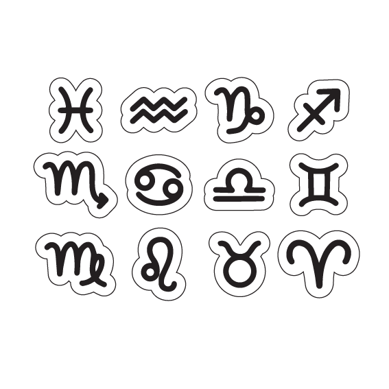 Crafty Cuts Laser Astro Cuties - Paint Fill