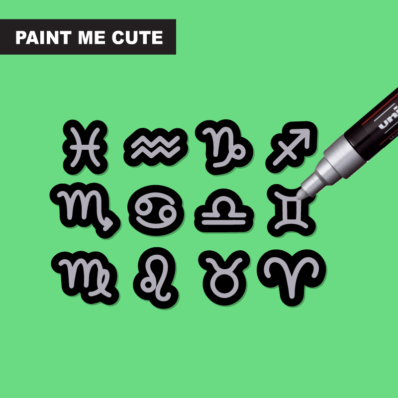 Crafty Cuts Laser Astro Cuties - Paint Fill