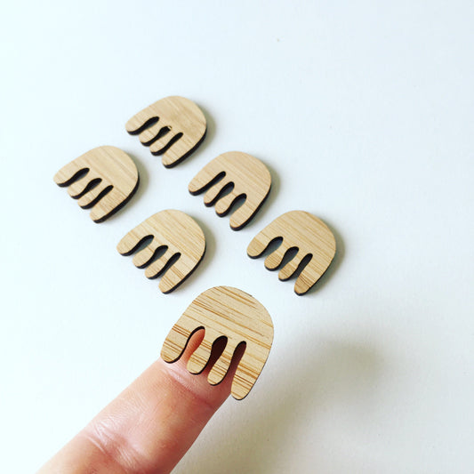 Crafty Cuts Laser © Baby Babylon Charms - 6 Pairs