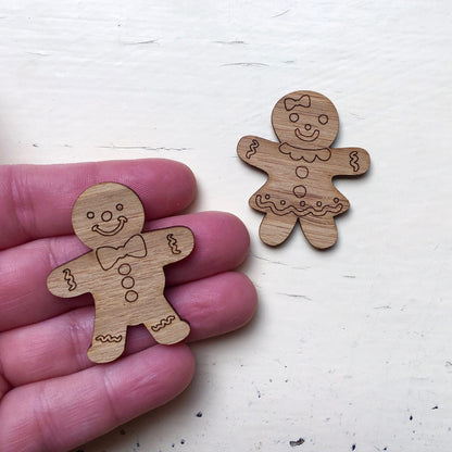 Crafty Cuts Laser Bamboo Ginger Peeps Duo - 4 Pairs