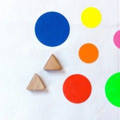 Crafty Cuts Laser Bamboo Triangle Cabochons - 10 Pairs