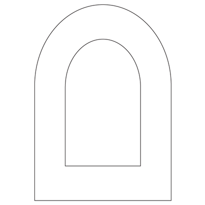 Crafty Cuts Laser Basics DUO - Arches - 4 Pair - Mixed Colour Set