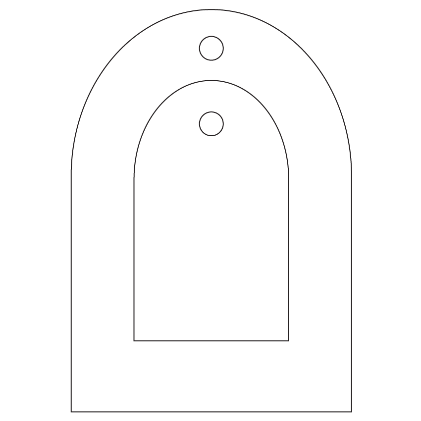 Crafty Cuts Laser Basics DUO - Arches - 4 Pair - Mixed Colour Set