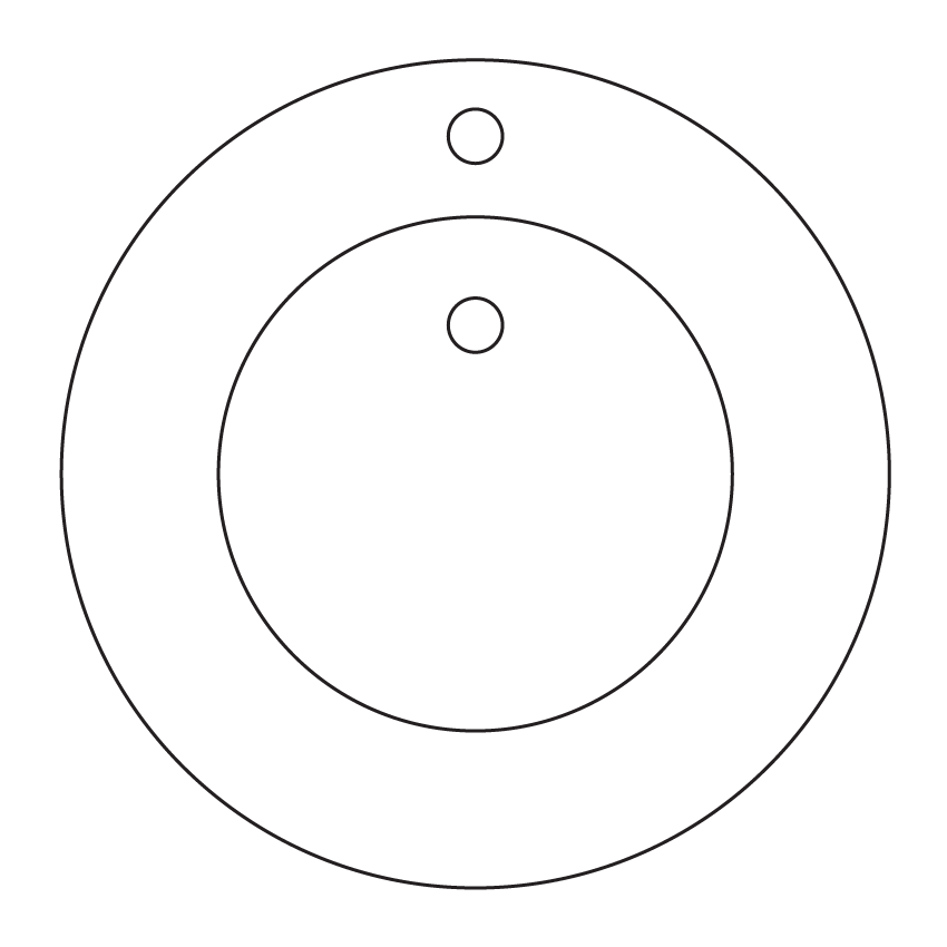 Crafty Cuts Laser Basics DUO -  Classic Hoops - 4 Pair - Mixed Colour Set