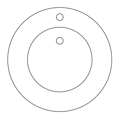 Crafty Cuts Laser Basics DUO -  Classic Hoops - 4 Pair - Mixed Colour Set