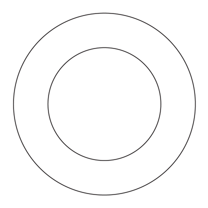 Crafty Cuts Laser Basics DUO -  Classic Hoops - 4 Pair - Mixed Colour Set