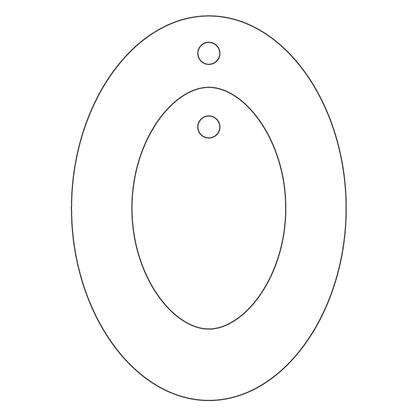 Crafty Cuts Laser Basics DUO - Ovals - 4 Pair - Mixed Colour Set