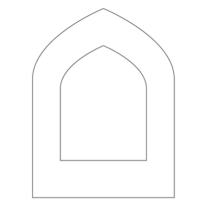 Crafty Cuts Laser Basics DUO - Shield - 4 Pair  - Mixed Colour Set