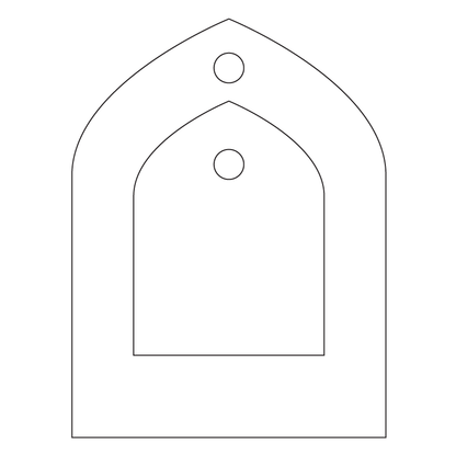 Crafty Cuts Laser Basics DUO - Shield - 4 Pair  - Mixed Colour Set