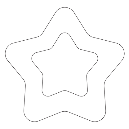 Crafty Cuts Laser Basics DUO - Starlight - 4 Pair - Mixed Colour Set