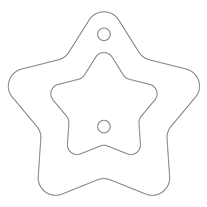 Crafty Cuts Laser Basics DUO - Starlight - 4 Pair - Mixed Colour Set