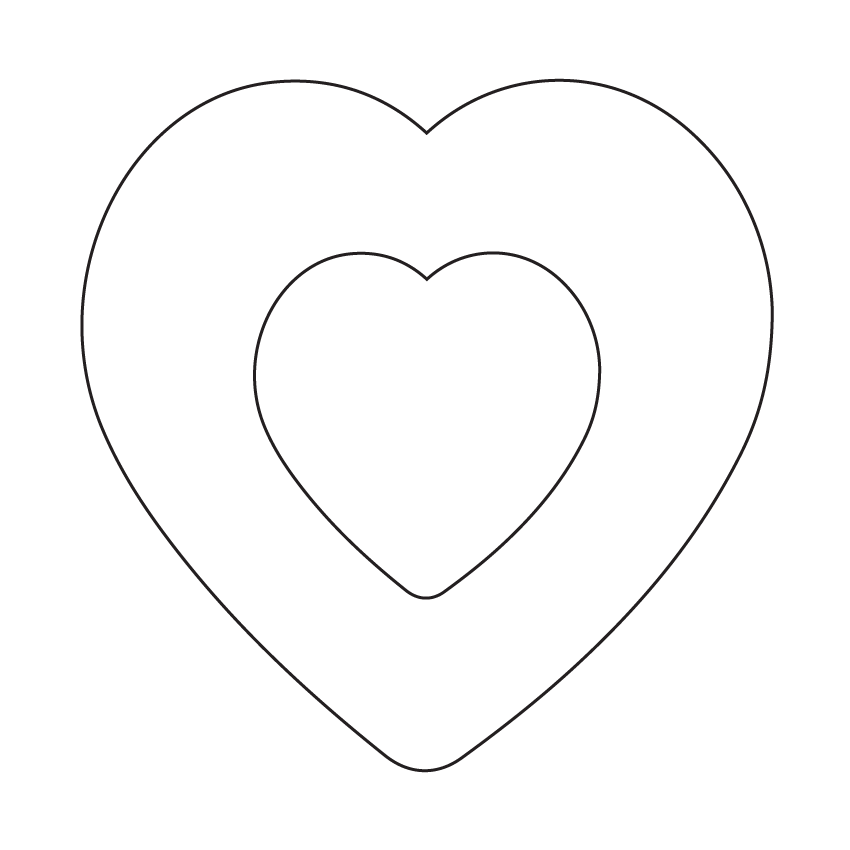 Crafty Cuts Laser Basics Duo - Sweethearts - 4 Pair - Mixed Colour Set