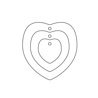 Crafty Cuts Laser Basics Trio - Big Leaf - 4 Pair  - Mixed Colour Set