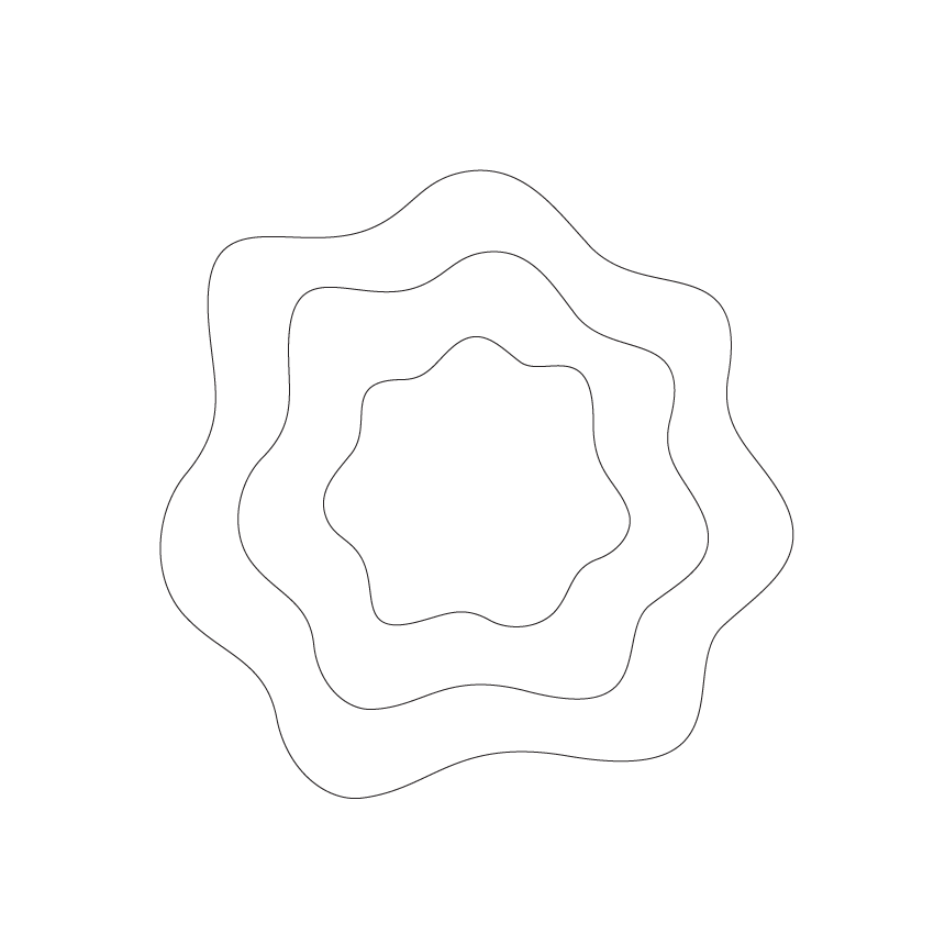 Crafty Cuts Laser Basics Trio - © Blobs - 4 Pair  - Mixed Colour Set