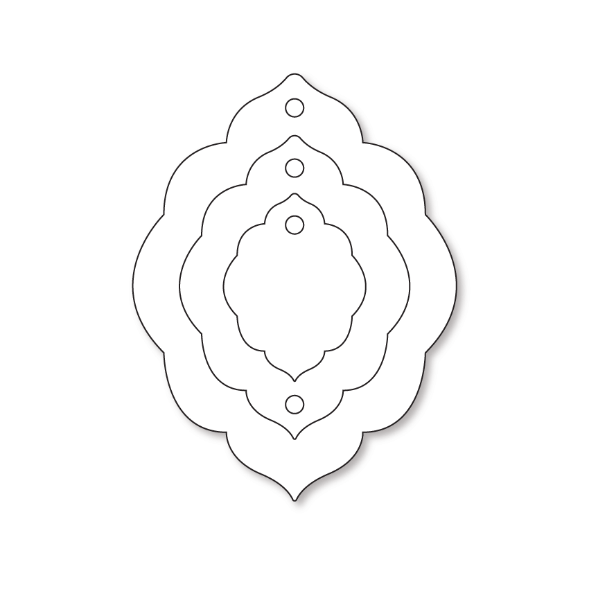 Crafty Cuts Laser Basics Trio - Souk - 4 Pair  - Mixed Colour Set